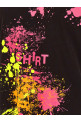 Paint splash t-shirt Black