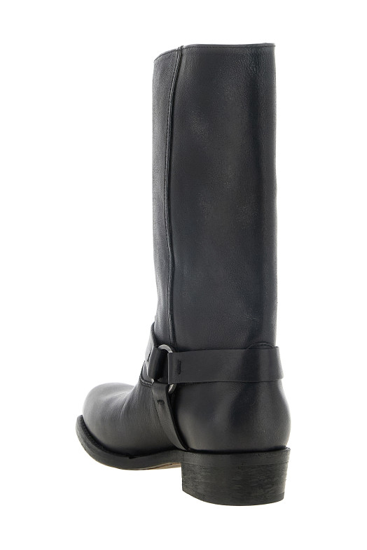 'Biker' boots Black