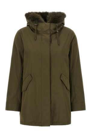 'Iconic Short' parka Green