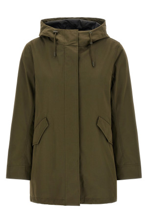 'Iconic Short' parka Green