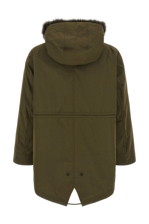 'Iconic Short' parka Green