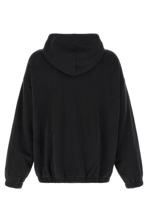'A.O.D.' hoodie by Slam Jam Black
