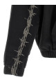 'A.O.D.' hoodie by Slam Jam Black
