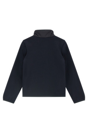 Світшот із нашивкою з логотипом, синій MONCLER ENFANT L29548G00030899PS778