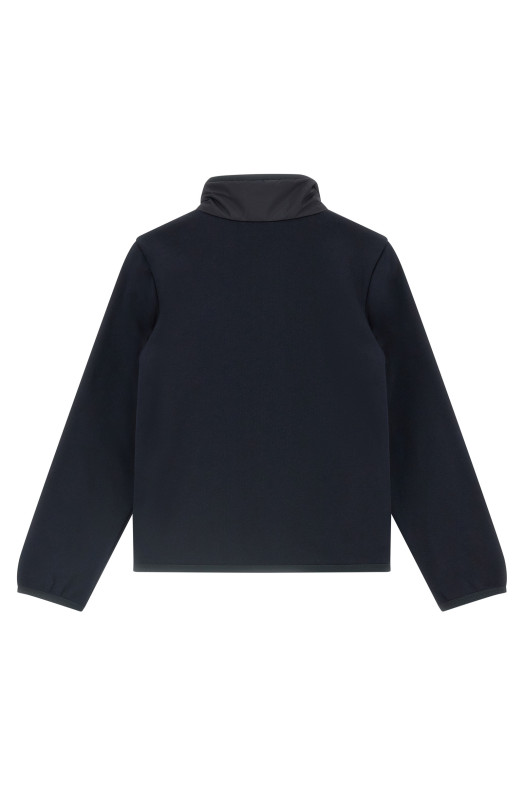 Logo patch sweatshirt Blue