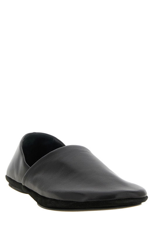Лоферы Slipper, черные LEMAIRE FO0332LL0023BR490