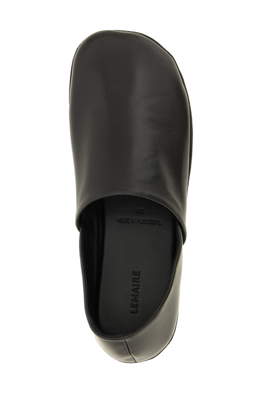 Лоферы Slipper, черные LEMAIRE FO0332LL0023BR490
