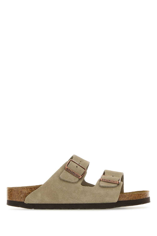 Grey suede Arizona slippers Gray BIRKENSTOCK (051463)