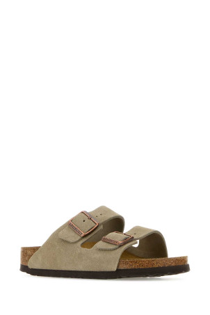 Grey suede Arizona slippers Gray BIRKENSTOCK (051463)