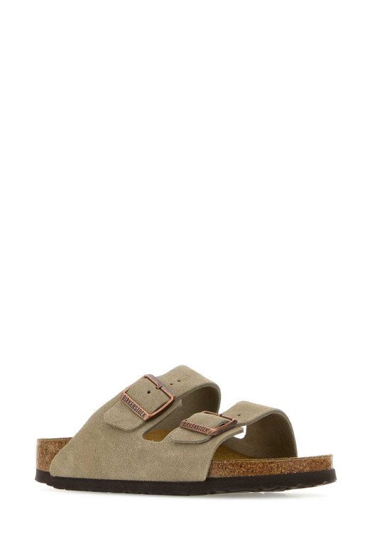 Grey suede Arizona slippers Gray BIRKENSTOCK (051463)