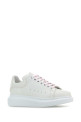 Белые кожаные кроссовки ALEXANDER MCQUEEN (553770WIEE0)