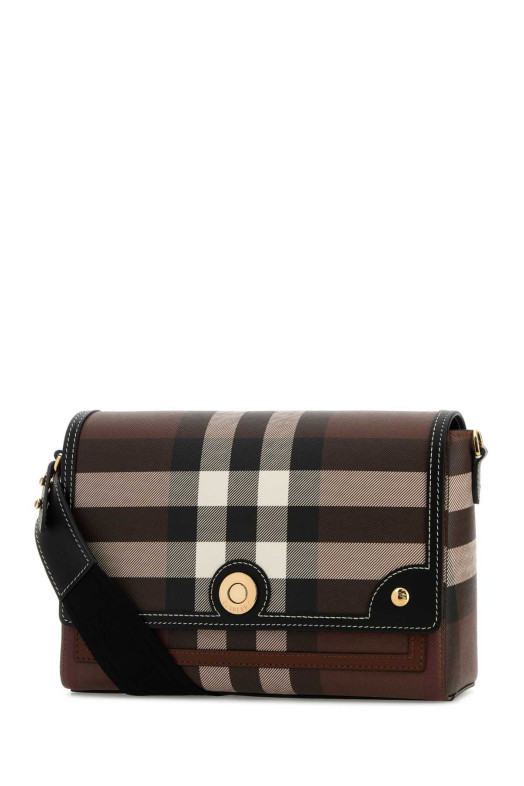 Сумка через плечо из холста с принтом «Note» BURBERRY (8112229)