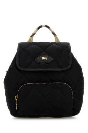 Black canvas mini Horseshoe backpack Black BURBERRY (8118748)