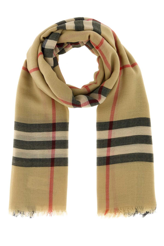 Шарф из шерсти с вышивкой BURBERRY (8122127)