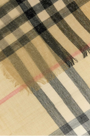 Embroidered wool scarf BURBERRY (8122127)