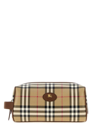 Printed canvas Check beauty case Multicolor BURBERRY (8128246)
