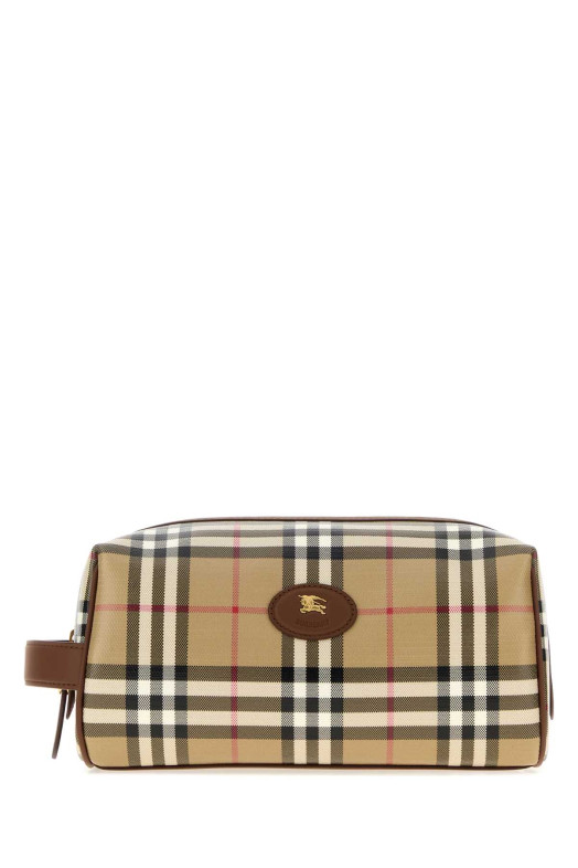 Printed canvas Check beauty case Multicolor BURBERRY (8128246)