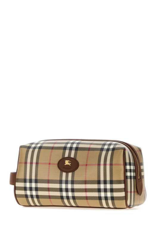 Printed canvas Check beauty case Multicolor BURBERRY (8128246)