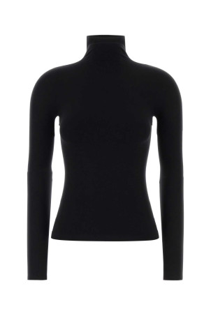 Black stretch jersey top Black GUCCI (A006FLXJH7D)