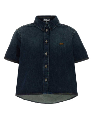 Blue denim shirt Black LOEWE (S359Y1DX27)