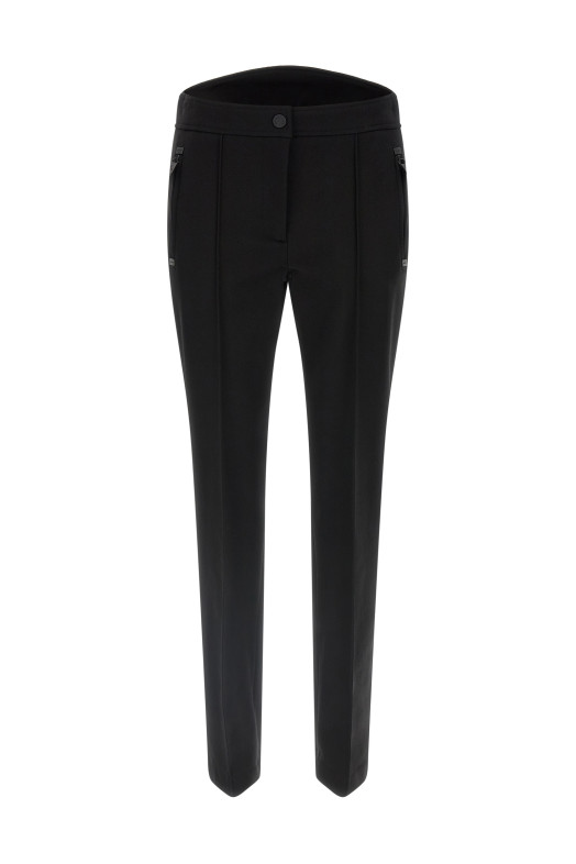 Technical twill pants Black