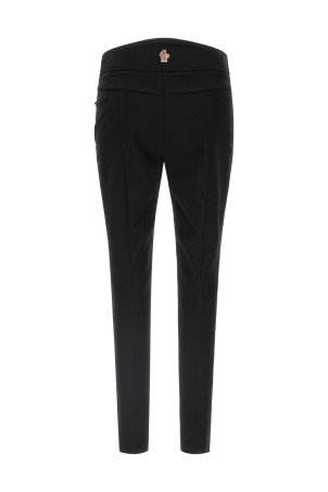 Technical twill pants Black