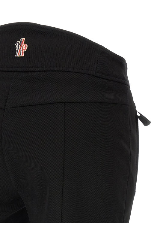 Technical twill pants Black