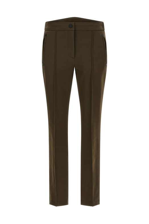 Technical twill pants Green