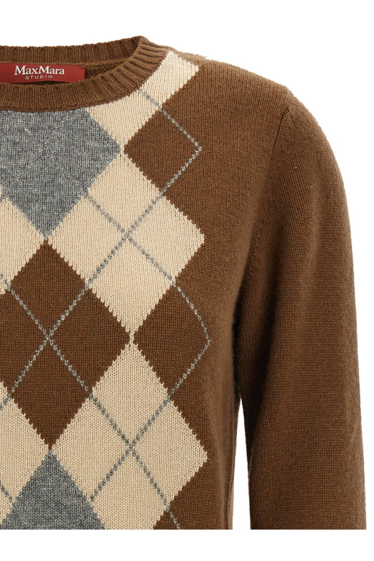 'Faraone' sweater Brown