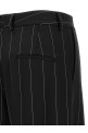 Pinstripe pants Black