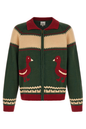 Кардиган «Duck» зелёного цвета FOFW26SW045158435