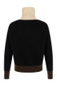 Color-block sweater Black