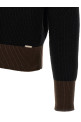 Color-block sweater Black