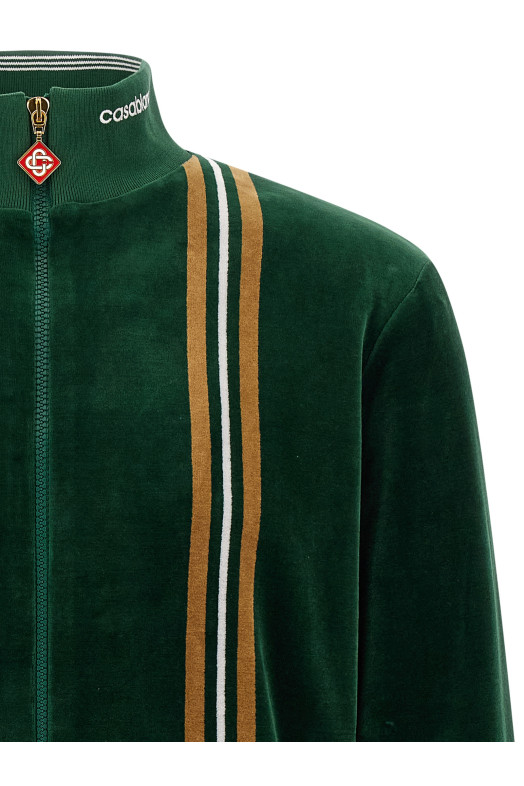 Свитшот «Велюр», зелёный MAW26JTP55401GREENBROWNOFFWHITE