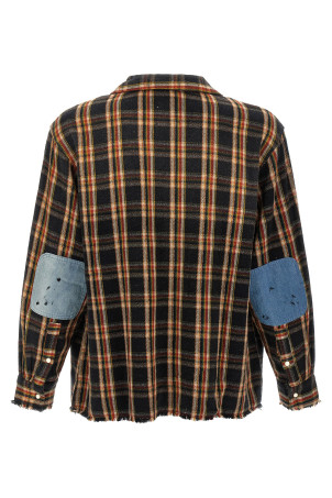 'Plaid Denim' shirt Multicolor