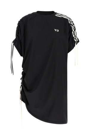 Платье-футболка, чёрное Y3 YAMAMOTO KD1481BLACK