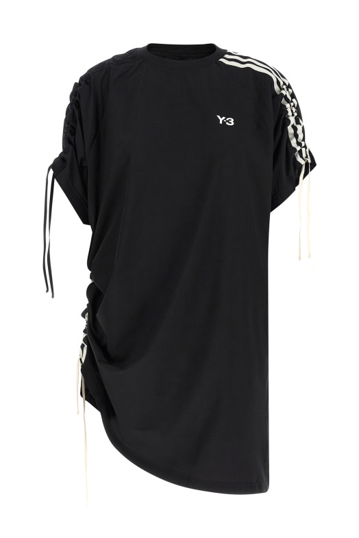 Платье-футболка, чёрное Y3 YAMAMOTO KD1481BLACK
