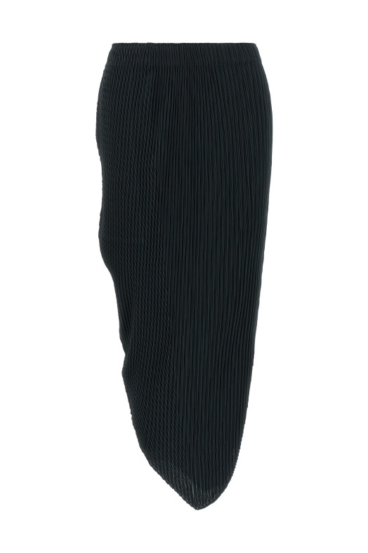 'Leaf Pleats' skirt Blue