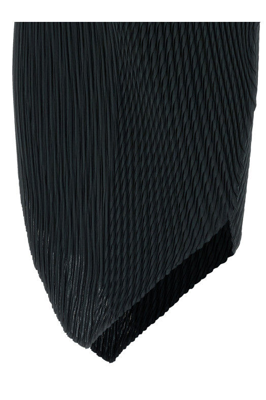 'Leaf Pleats' skirt Blue