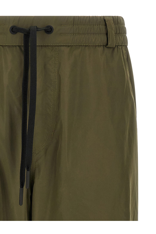 Джоггеры Micro Soft, зеленые MONCLER GRENOBLE L20972A0000259876825