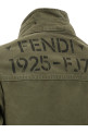 Кінна куртка зеленого кольору FENDI FJ7785AME4F0QQ4