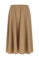 Эластичная шерстяная юбка, бежевого цвета MOSCHINO A013654220084