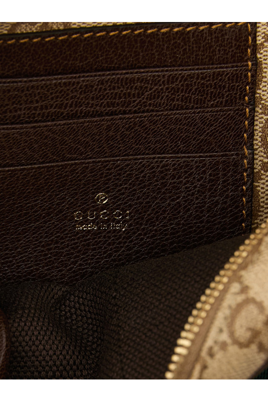 Мини-сумка через плечо GG, бежевая GUCCI A002SJFAF9S9646