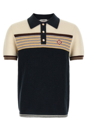 'Café Culture' polo shirt Multicolor