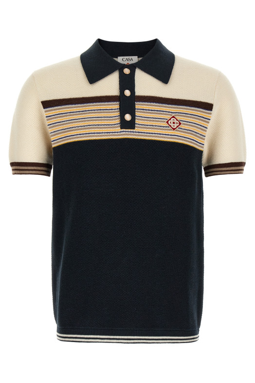 'Café Culture' polo shirt Multicolor