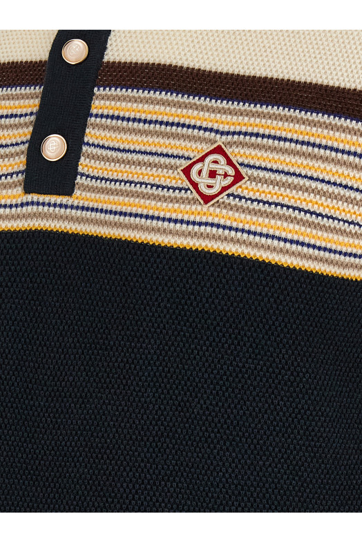 'Café Culture' polo shirt Multicolor