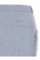 'Deconstructed Argyle' skirt BLUE