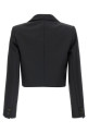Короткий блейзер, чёрный ELISABETTA FRANCHI GI29167E2110