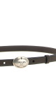 Кожаный ремень коричневого цвета PRADA 1CM3112HILF0201