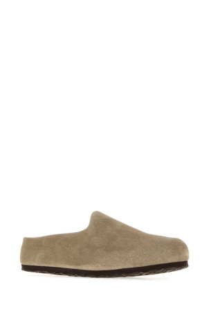 Сліпони Amsterdam із замші кольору «голубий сірий» від BIRKENSTOCK (1032550)